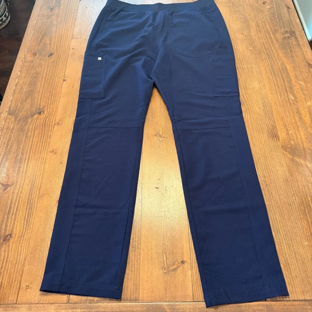 FIGS Axim Cargo Scrub Pants Technical Collection M22SW2010T Navy‎ Blue XXL Tall